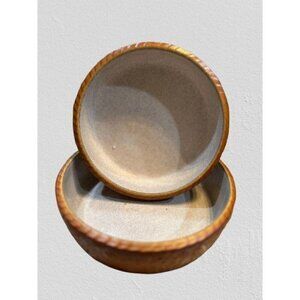 2 Durofeu Round Oven Dish France Textured Faience Round Casserole Serving Baking